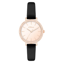 Laden Sie das Bild in den Galerie-Viewer, s.Oliver Damen Uhr Armbanduhr Leder SO-4598-LQ