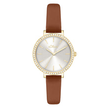Laden Sie das Bild in den Galerie-Viewer, s.Oliver Damen Uhr Armbanduhr Leder SO-4599-LQ