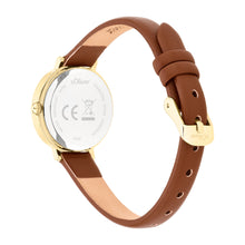 Laden Sie das Bild in den Galerie-Viewer, s.Oliver Damen Uhr Armbanduhr Leder SO-4599-LQ