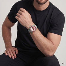 Laden Sie das Bild in den Galerie-Viewer, s.Oliver Herren Uhr Chronograph Armbanduhr Silikon SO-4604-PC