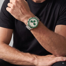 Laden Sie das Bild in den Galerie-Viewer, s.Oliver Herren Uhr Chronograph Armbanduhr Silikon SO-4605-PC