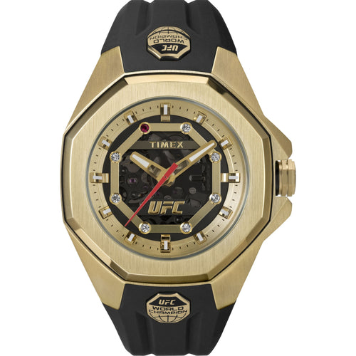 Timex Herren Uhr Armbanduhr Automatic Silikon TW2V86500 UFC Pro World Champion