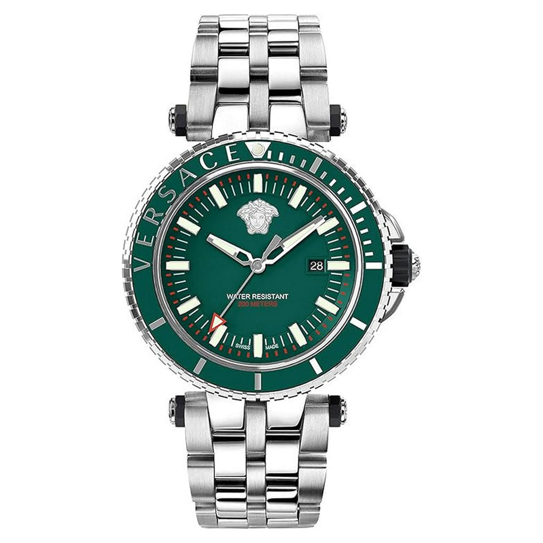 Versace Herren Uhr Armbanduhr V-Race VEAK00721 Edelstahl