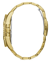 Laden Sie das Bild in den Galerie-Viewer, Guess Herren Uhr Armbanduhr FRONTIER W0799G2 Edelstahl gold