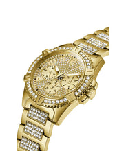 Laden Sie das Bild in den Galerie-Viewer, Guess Herren Uhr Armbanduhr FRONTIER W0799G2 Edelstahl gold