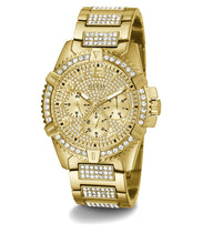 Laden Sie das Bild in den Galerie-Viewer, Guess Herren Uhr Armbanduhr FRONTIER W0799G2 Edelstahl gold