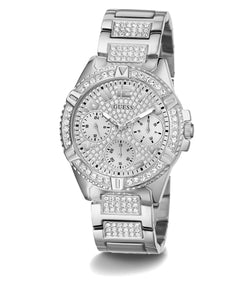 Guess Damen Uhr Armbanduhr LADY FRONTIER W1156L1 Edelstahl silber