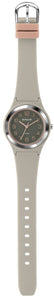 SINAR Jugenduhr Armbanduhr Analog Quarz Mädchen Silikonband XB-48-5 grau rosa