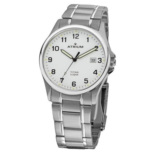 ATRIUM Herren Uhr Armbanduhr Analog Quarz Titan A23-10
