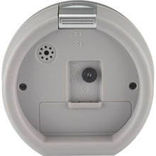 Laden Sie das Bild in den Galerie-Viewer, ATRIUM Wecker Analog Quarz grau silber A261-19 ohne Ticken mit Licht