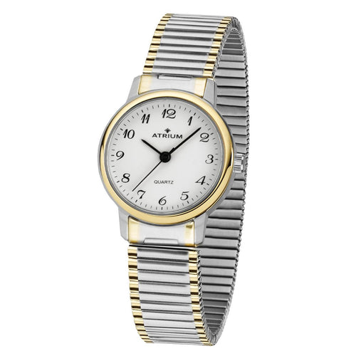 ATRIUM Damen Uhr Armbanduhr Edelstahl bicolor A43-64 Zugband