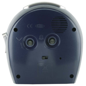 ATRIUM Wecker Analog Quarz blau A451-5 ohne Ticken Nachtlicht
