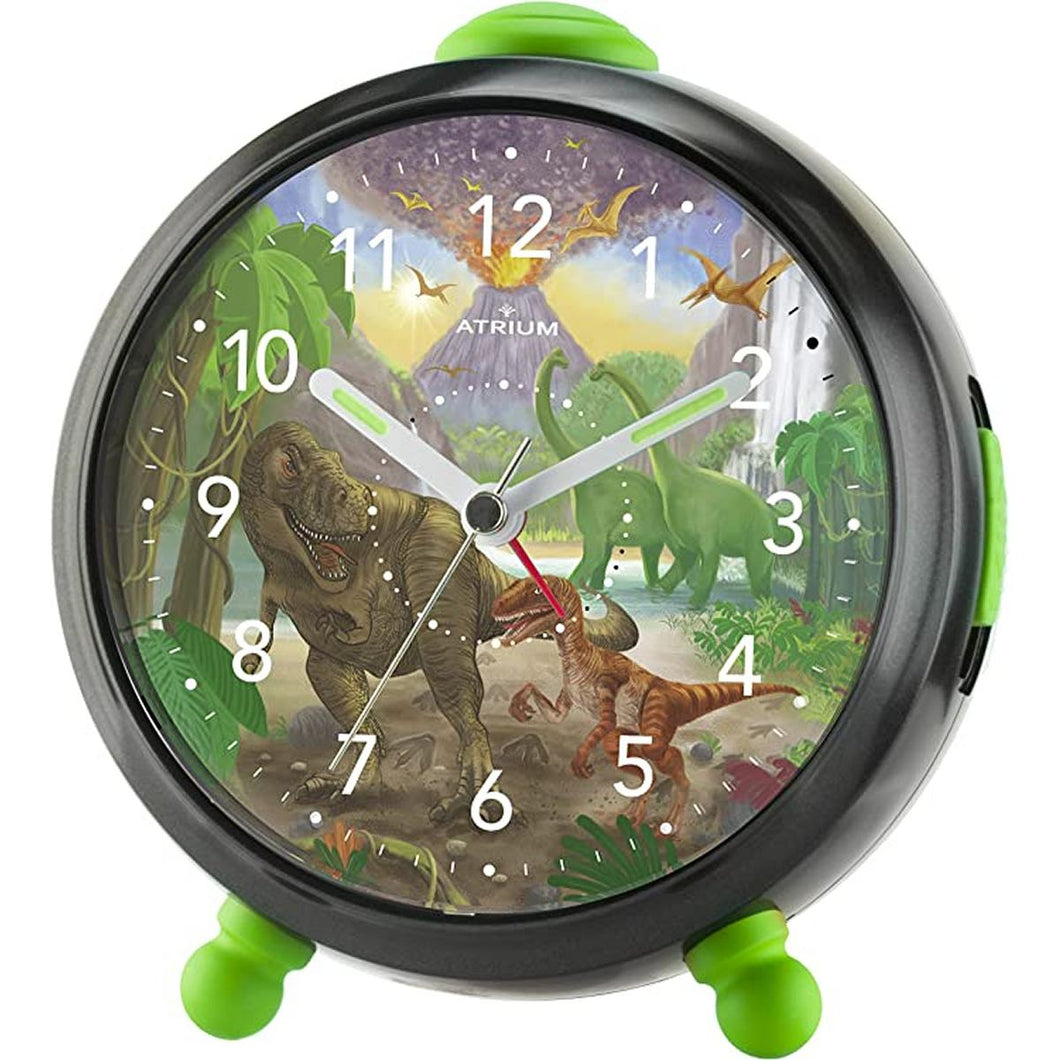 ATRIUM Kinderwecker Wecker Analog Quarz T-Rex Time Jungen A932-4