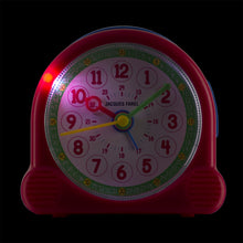 Laden Sie das Bild in den Galerie-Viewer, JACQUES FAREL Kinderwecker Wecker Happy Analog Quarz Mädchen ACL 03 rot