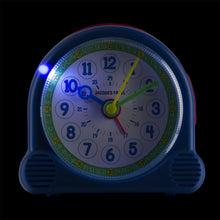 Laden Sie das Bild in den Galerie-Viewer, JACQUES FAREL Kinderwecker Wecker Happy Analog Quarz Jungen ACL 04 blau