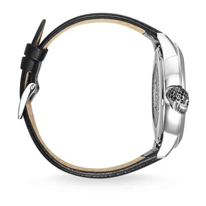 THOMAS SABO Herren Uhr Armbanduhr REBEL WITH KARMA WA0297-218-203-46 MM Leder