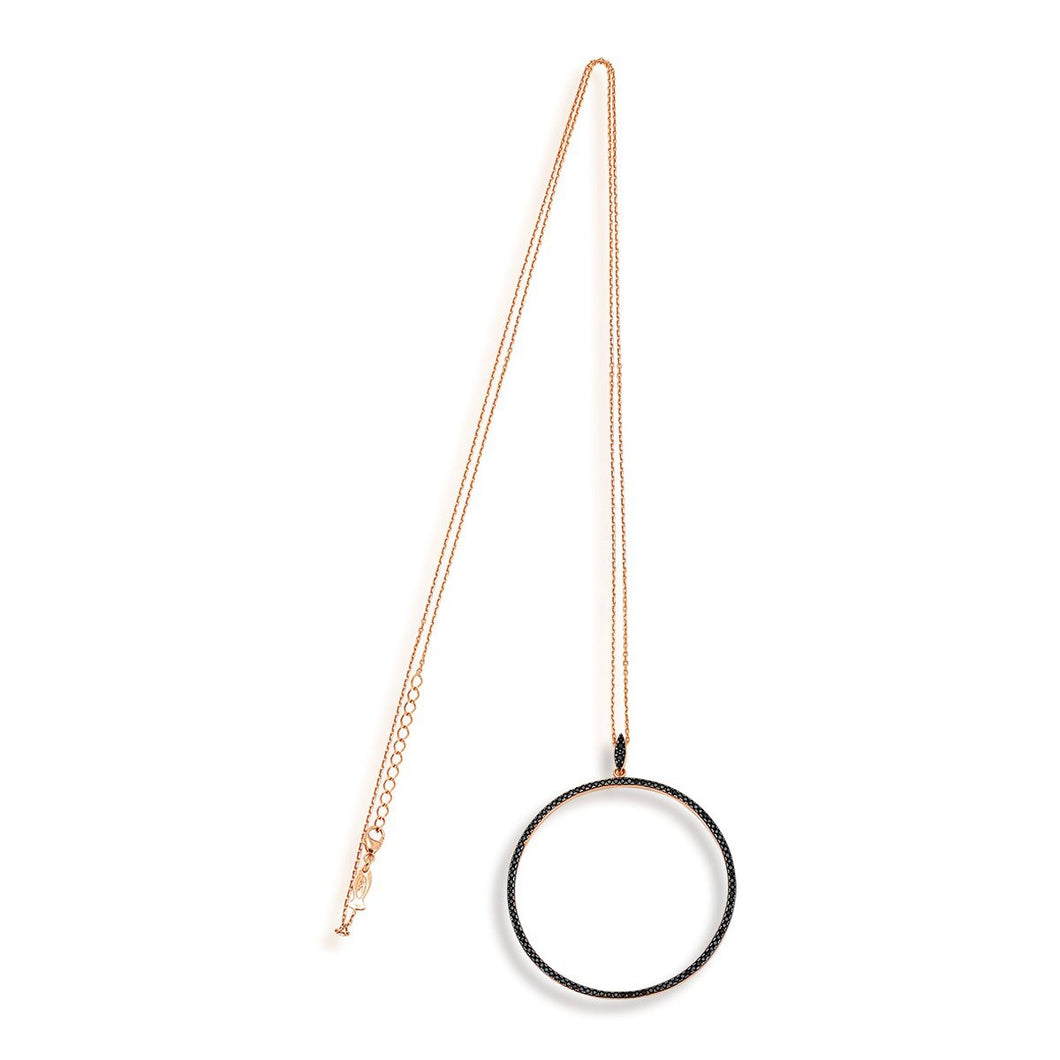Kurshuni Halskette Kette Torus Silber Roségold BL197C-2