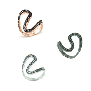 Kurshuni Ring River Silber BL221-6
