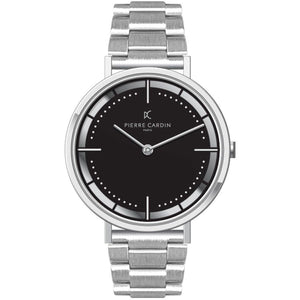 Pierre Cardin Herren Uhr Armbanduhr Belleville Edelstahl CBV.1028