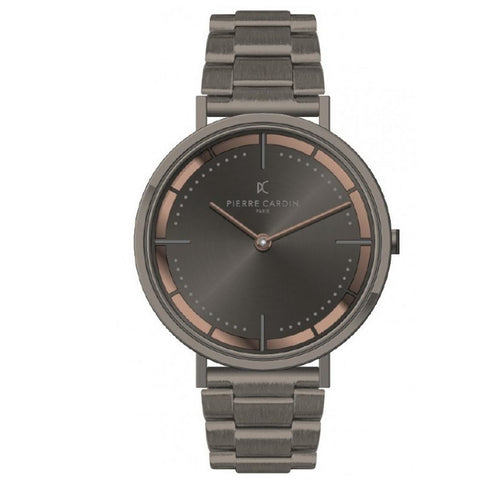 Pierre Cardin Herren Uhr Armbanduhr Belleville Edelstahl CBV.1035