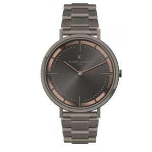 Pierre Cardin Herren Uhr Armbanduhr Belleville Edelstahl CBV.1035