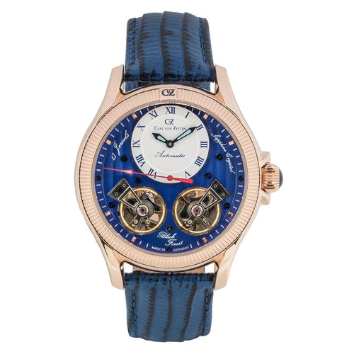 Carl von Zeyten Herren Uhr Armbanduhr Automatik Waldhaus CVZ0084RBLS Limited E.