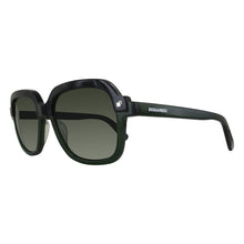 Laden Sie das Bild in den Galerie-Viewer, Dsquared2 Herren Sonnenbrille DQ0304-98N-54 Dark Green / Green