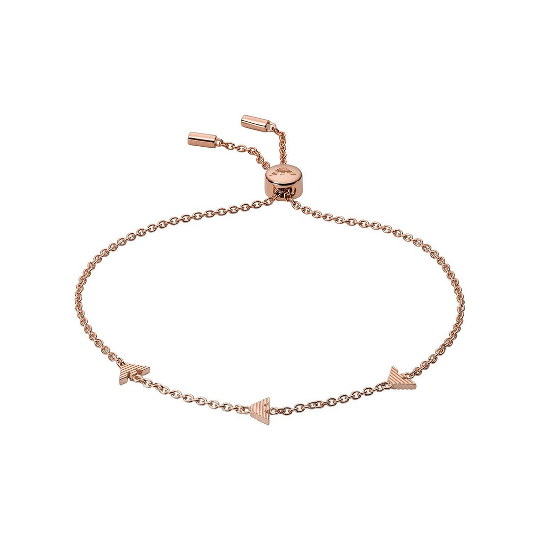 Emporio Armani Damen Armband Armkette Edelstahl Rosé EG3504221