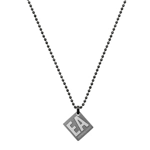 Emporio Armani Herren Kette Halskette Edelstahl Schwarz EGS2754060