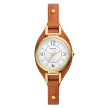 Laden Sie das Bild in den Galerie-Viewer, Fossil Damen Armbanduhr Uhr CARLIE ES5215 Leder