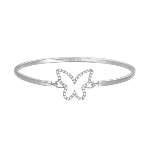 Esprit Damen Armband Armreif JW50219 Edelstahl Silber ESBA01179A600
