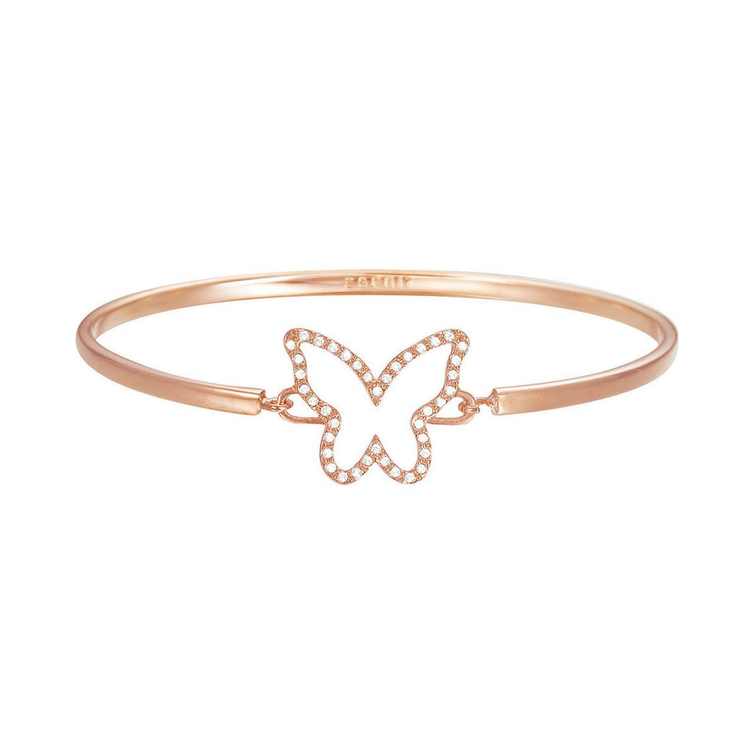 Esprit Damen Armband Armreif JW50219 Edelstahl Rosé ESBA01179C600
