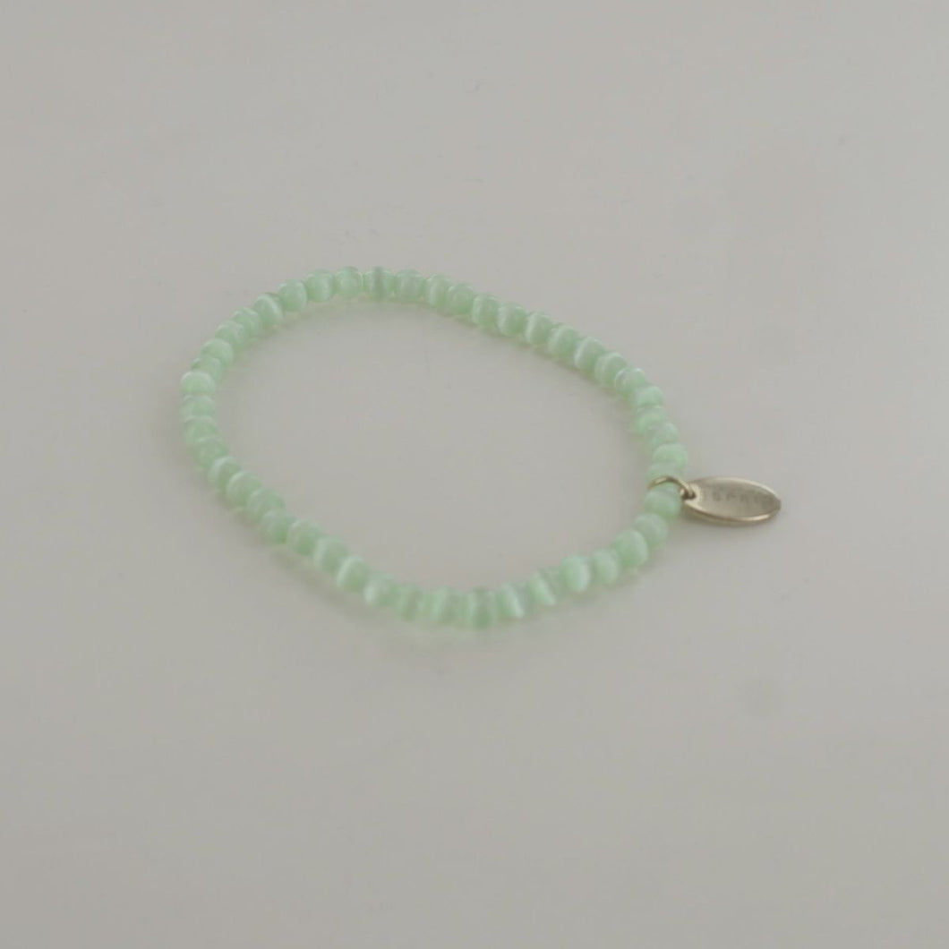 Esprit Damen Armband Armkette Edelstahl Kunstperlen grün ESBR024