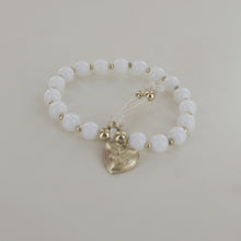 Laden Sie das Bild in den Galerie-Viewer, Esprit Damen Armband Armkette Edelstahl Rosé Kunstperlen weiß ESBR026-1