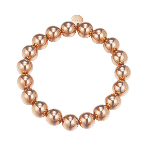 Esprit Damen Armband Edelstahl Rosé Bold Spheres ESBR11655C160
