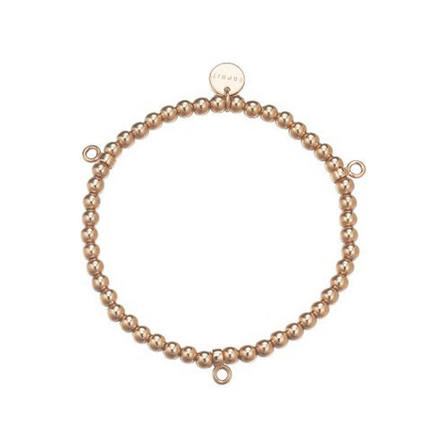 Esprit Damen Armband Edelstahl Rosé Charmsarmband ESBR11695B165