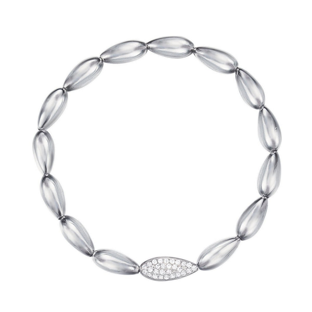 Esprit Damen Armband Armkette Silber Droplet ESBR11879A165