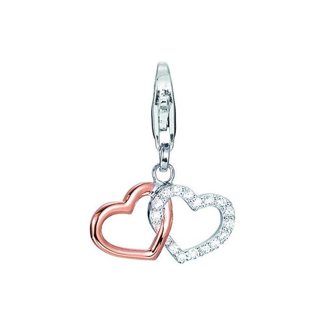 Esprit Anhänger Charms Silber Rosé Zirkonia Love Connection ESCH91536D000