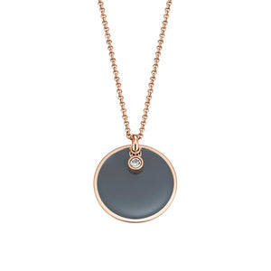Esprit Damen Kette Edelstahl Rosé Zirkonia Fancy ESNL13169C800-1