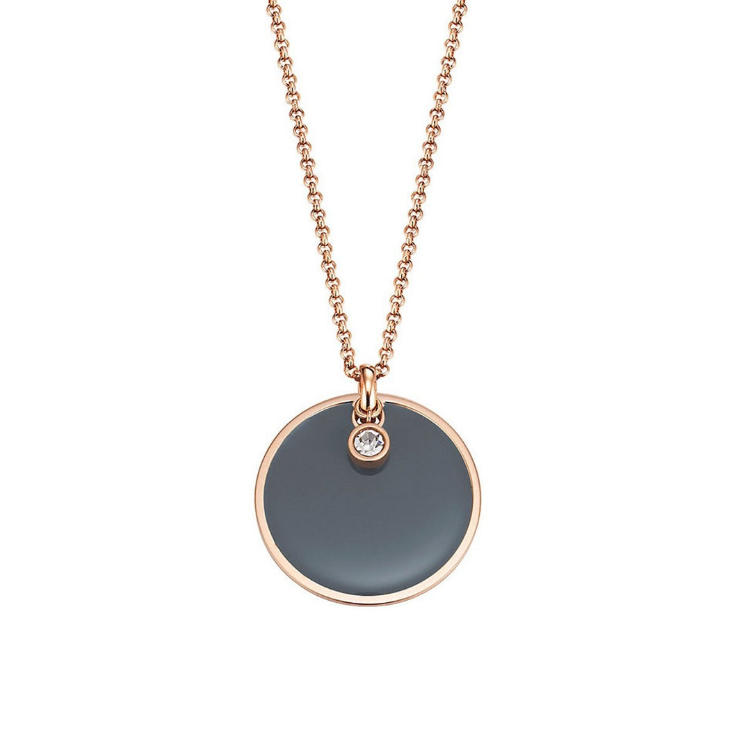 Esprit Damen Kette Edelstahl Rosé Zirkonia Fancy ESNL13169C800-1