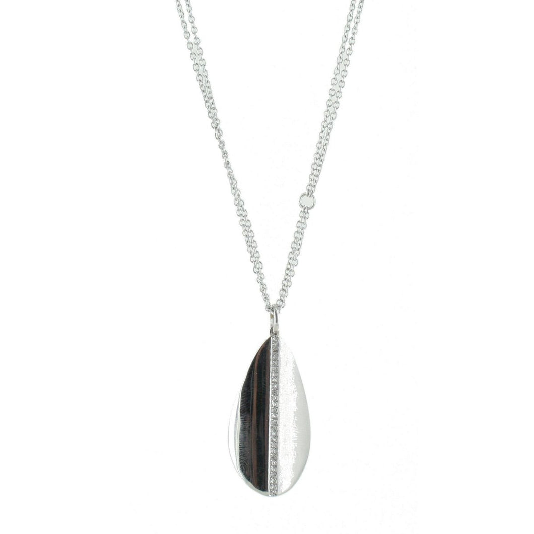 Esprit Damen Kette Edelstahl silber ESNL13490A800