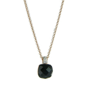 Esprit Damen Kette Collier Silber Rotgold ESNL92886B420