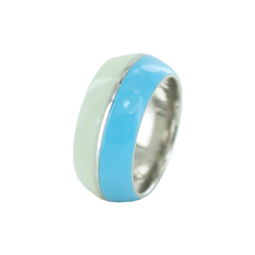 Esprit Damen Ring Edelstahl Marin 68 mix Turquoise ESRG11563E