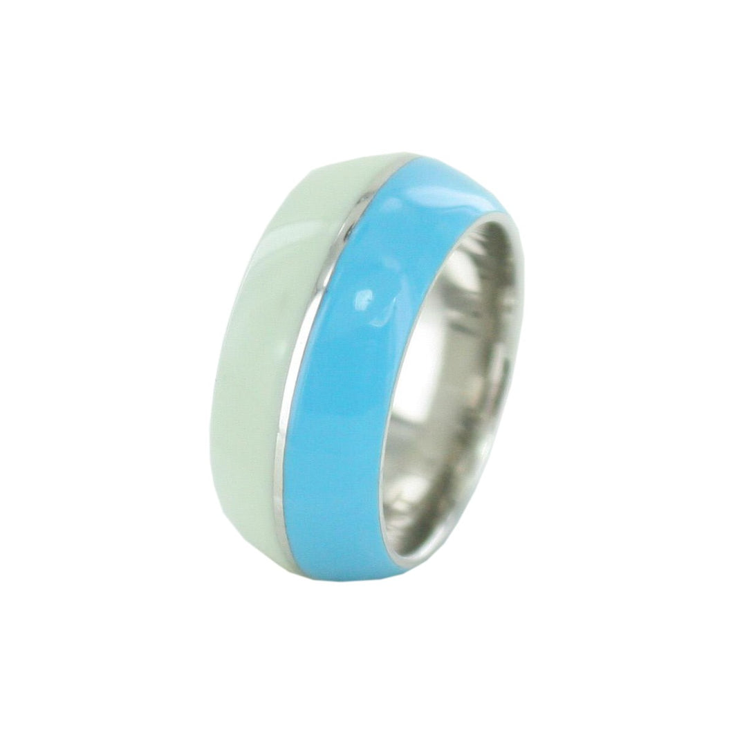 Esprit Damen Ring Edelstahl Marin 68 mix Turquoise ESRG11563E