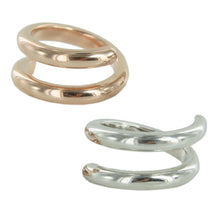 Laden Sie das Bild in den Galerie-Viewer, Esprit Swiveled Damen Silber Ring Bicolor ESSE90969B