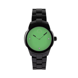 KRAFTWORXS Damen Uhr Armbanduhr Full Moon Keramik Kristalle FML 1MB S