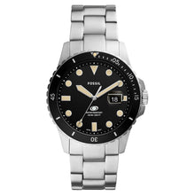 Laden Sie das Bild in den Galerie-Viewer, Fossil Herren Armbanduhr Uhr Fossil Blue FS5952 Edelstahl