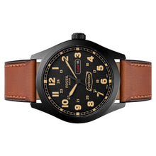 Laden Sie das Bild in den Galerie-Viewer, Fossil Herren Armbanduhr Uhr Defender FS5978 Leder