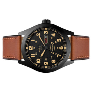 Fossil Herren Armbanduhr Uhr Defender FS5978 Leder