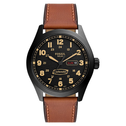 Fossil Herren Armbanduhr Uhr Defender FS5978 Leder